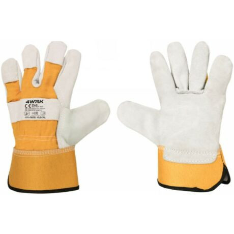 4WRK FUJI KOMBINÁLT MARHAHASÍTÉK KESZTYŰ, SÁRGA-XL/10,5 (10.5)