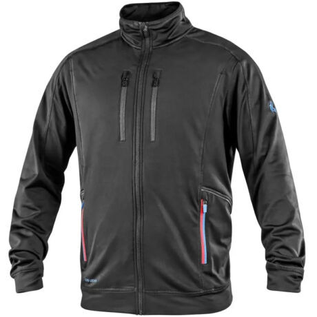 LEONIS PULÓVER 152022781794 FEKETE  KÉK/PIROS KIEGÉSZÍTŐKKEL - L (L)