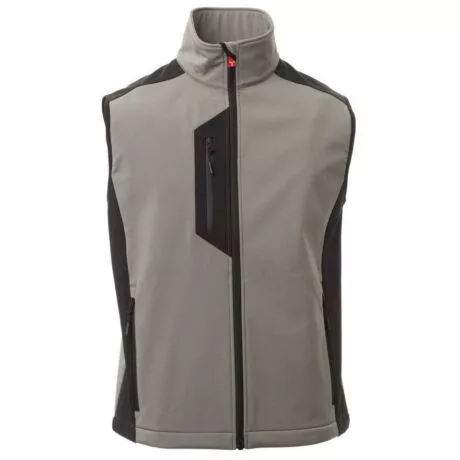PAYPER CORK S00360-P114/13010-XL SZÜRKE/FEKETE SOFTSHELL MELLÉNY (XL)
