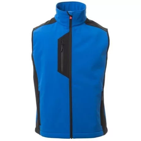 PAYPER CORK S00360-P114/09012-XL KIRÁLYKÉK/FEKETE SOFTSHELL MELLÉNY (XL)