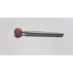 Csapos köszörűkő piros gömb 6x3