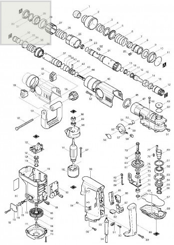 Hajtókar Makita HR4000C 416123-8