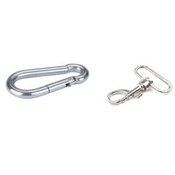 Karabíner forgós 90mm