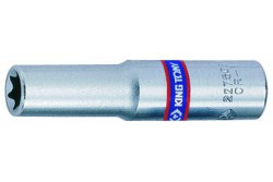 King Tony dugókulcs hossz. 1/4" E6