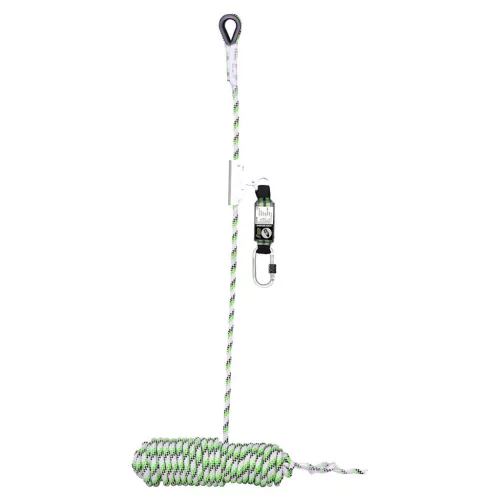 Kratos NIRO - 10m hosszú, 12mm átmérőjű, vezetővel ellátott kötél, energiaelnyelővel