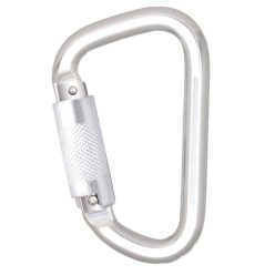   Kratos alumínium karabiner, negyedfordulatos zárral, 21mm nyitótávolsággal
