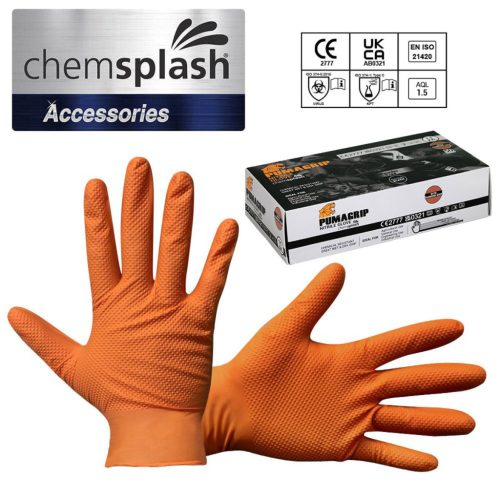 Chemsplash SumoGrip egyszerhasználatos púdermentes nitril kesztyű (50db) (XXL)