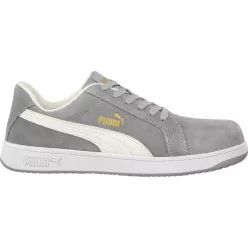   Puma Iconic Suede Grey Low S1PL ESD FO HRO SR munkavédelmi cipő (45)