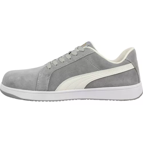 Puma Iconic Suede Grey Low S1PL ESD FO HRO SR munkavédelmi cipő (45)