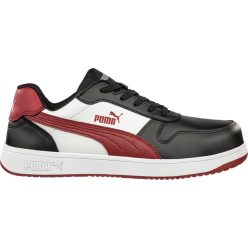   Puma Frontcourt BLK/WHT/RED Low S3L ESD FO HRO SR munkavédelmi cipő (39)