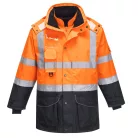 S426 - Hi-Vis 7 az 1-ben kontraszt Traffic kabát (L)