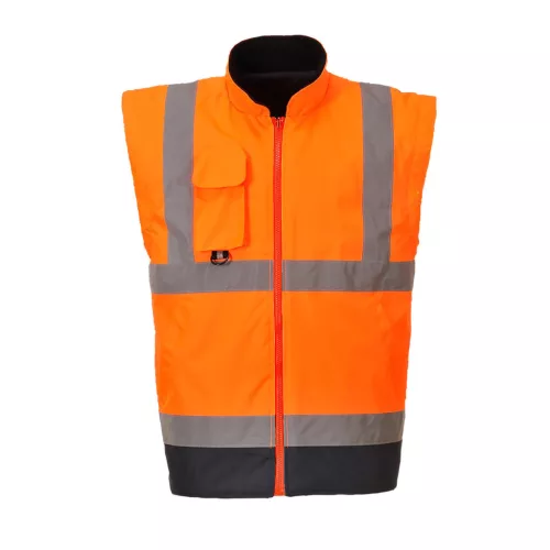 S426 - Hi-Vis 7 az 1-ben kontraszt Traffic kabát (L)