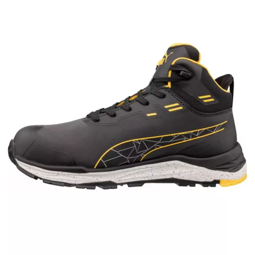 Puma XPLORE Anthr/Yellow Mid S3S ESD FO HRO SR munkavédelmi bakancs