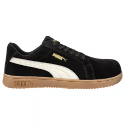   Puma Iconic BLK/Gum Low S1PL ESD FO HRO SR munkavédelmi cipő (46)
