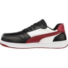 Puma Frontcourt BLK/WHT/RED Low S3L ESD FO HRO SR munkavédelmi cipő (45)