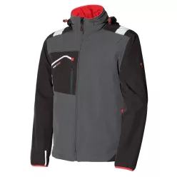  ISSALINE Posh softshell lélegző kabát vízálló cipzárral (3XL)