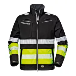 Sir safety system hi-vis contrast softshell felső (3xL) sir safety munkavédelmi ruházat – munkaruházat
