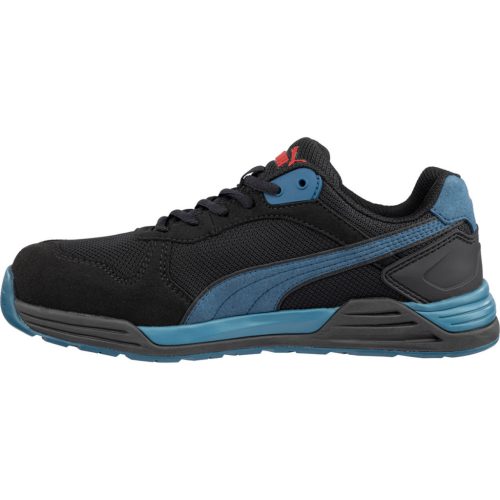 Puma Frontside BLK/Blue low S1PS ESD FO HRO SR munkavédelmi cipő (42)