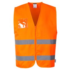 C497 - Hi-Vis kevertszálas mellény (XL)