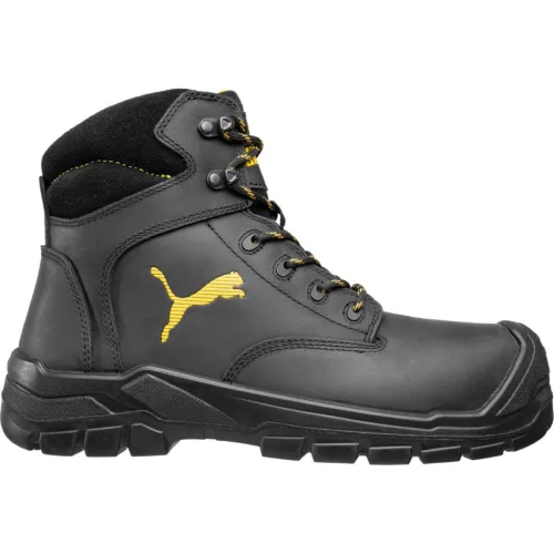 Puma borneo black mid S3 CI HI HRO SR munkavédelmi bakancs (45)