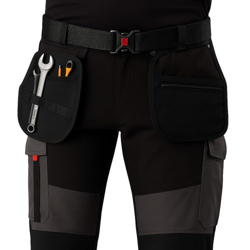 ISSALINE Wise 4-way stretch softshell nadrág lengő zsebekkel – dobozban (XXL)