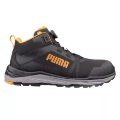   Puma KANYON Blk/Orange DISC Mid S3S ESD FO HRO SR munkavédelmi bakancs
