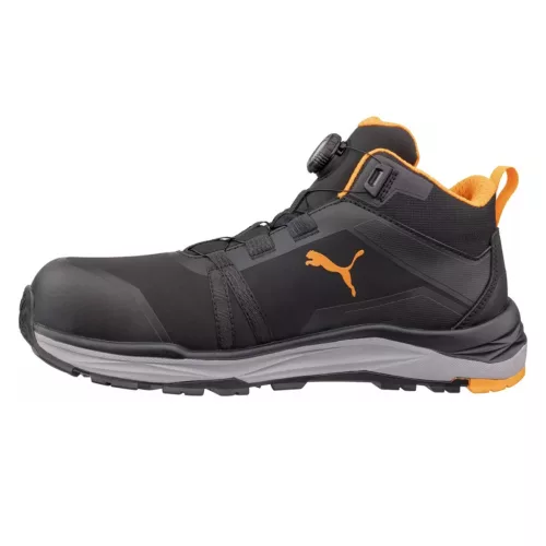 Puma KANYON Blk/Orange DISC Mid S3S ESD FO HRO SR munkavédelmi bakancs