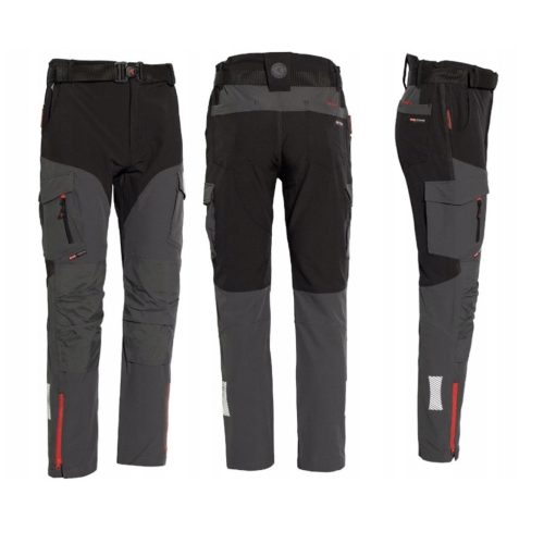 ISSALINE Wise 4-way stretch softshell nadrág lengő zsebekkel – dobozban (M)