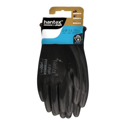 HANTEX tenyérmártott PU kesztyű (2pár) - bliszteres (09/L)