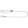 Kratos 2 m hosszú rögzítőpánt +munkapozícionáló, +2 csavaros acélkarabiner, 17mm nyitótávolsággal