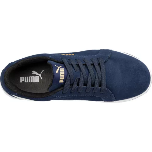 Puma Iconic Suede Navy Low S1PL ESD FO HRO SR munkavédelmi cipő (47)