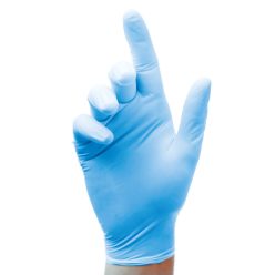   Sir Safety System Blue Flex vinyl/nitril egyszerhasználatos kesztyű (08/M)