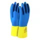 UCI duplán mártott latex kesztyű (09/L)