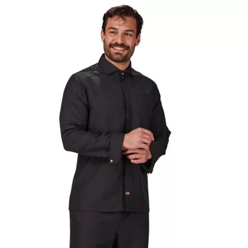 GARYS - TOMMASO férfi séfkabát olasz gallérral (XXL)