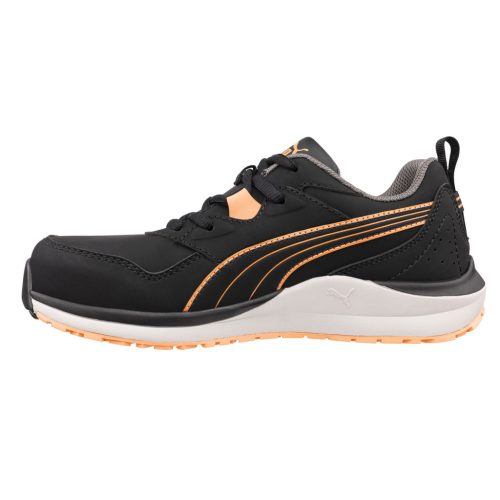 Puma Stepper BLK/Peach Low S3S ESD HRO SR női munkavédelmi cipő (37)