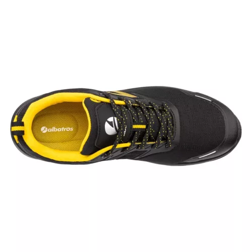 Albatros DALTON Blk Yellow Low S3L ESD FO SR munkavédelmi cipő
