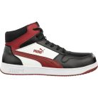 Puma Frontcourt BLK/WHT/RED Mid S3L ESD FO HRO SR munkavédelmi bakancs (46)