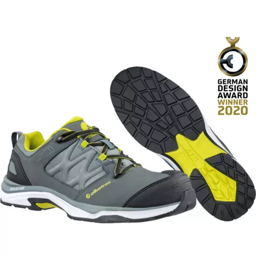 Albatros ultratrail grey low S3S esd FO HRO SR munkavédelmi cipő (44) – munkavédelmi lábbeli