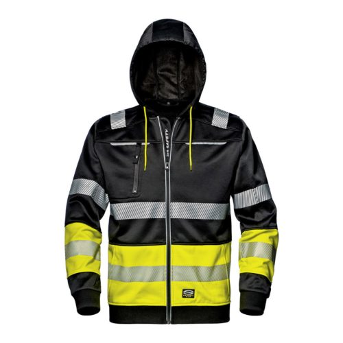 Sir Safety System Hi-Vis Contrast kapucnis melegítőfelső (XXL)