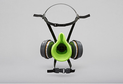 BLS 4600next dupla szűrős félálarc bajonett csatlakozóval, A2P3 R szűrőkke