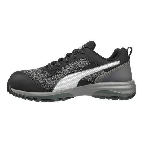 Puma charge black low S1P esd HRO SRC munkavédelmi cipő (43) – munkavédelmi lábbeli