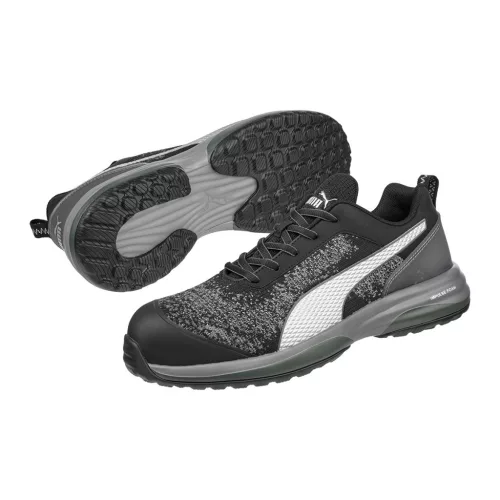 Puma charge black low S1P esd HRO SRC munkavédelmi cipő (43) – munkavédelmi lábbeli