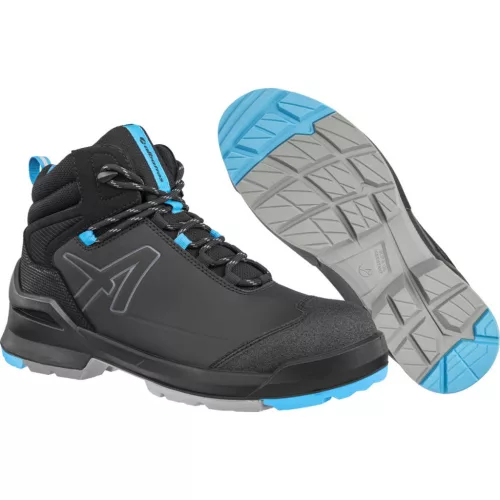 Albatros Taraval Black/Blue Mid S3L ESD FO SR munkavédelmi bakancs (42)