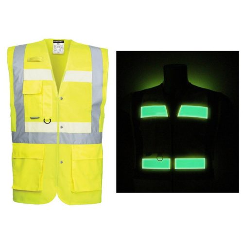 G476 - Glowtex vezetői mellény (4XL)