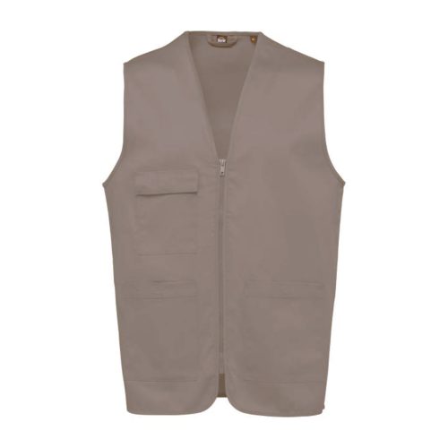 Designed to Work unisex bélelt sokzsebes mellény