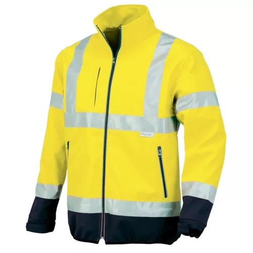 ISSALINE FLASH minősített jól láthatósági softshell kabát