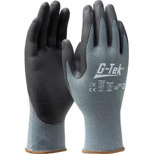 G-TEK X-Treme kötött, nitrilhab tenyérmártott munkavédelmi kesztyű (11/XXL)