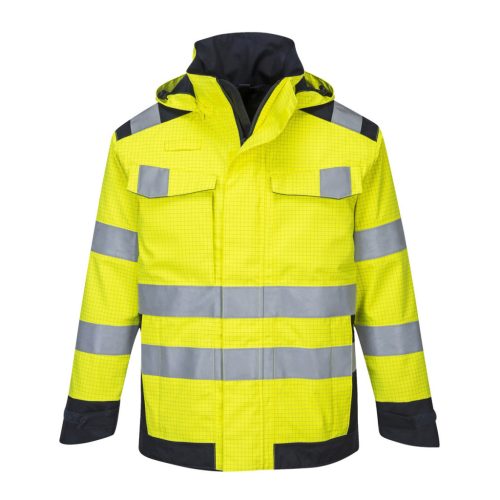 MV70 - Hi Vis MODAFLAME Rain Multi Norm Arc Kabát (XL)
