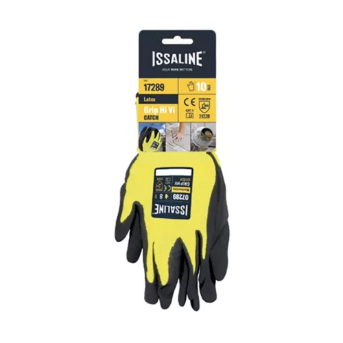 ISSALINE Nylon kesztyű mikrohabos latex bevonattal (9)