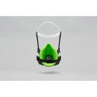 BLS SGE46 RD40 csatlakozós dupla szűrős félálarc, univerzális szűrőkkel